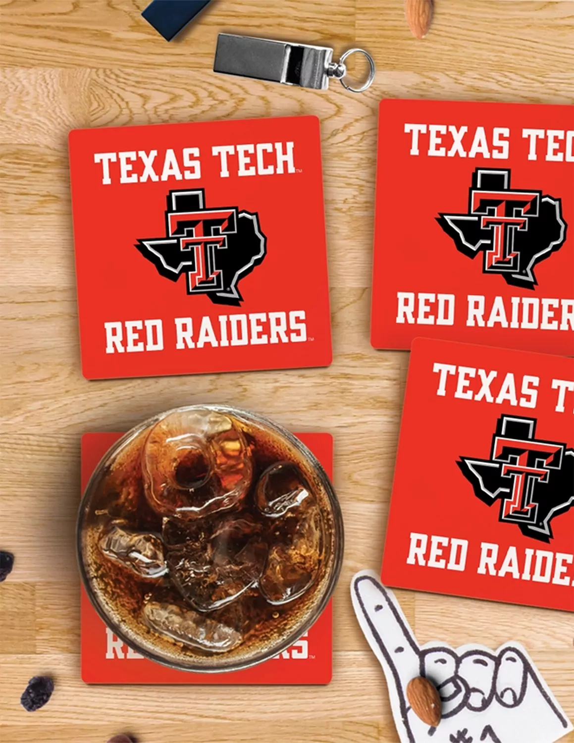 TTU Color Logo Coaster - Image 2