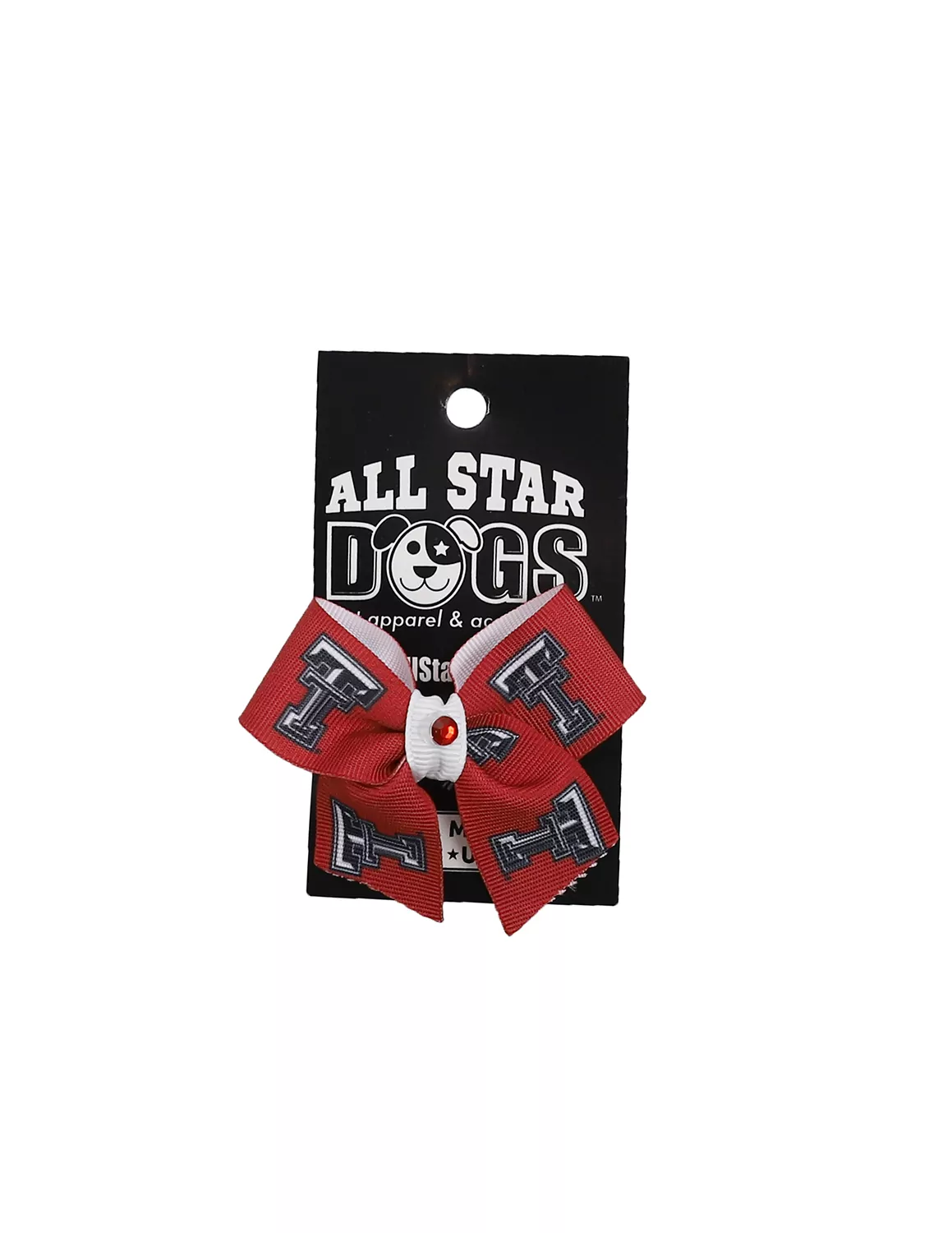 TTU Dog Hair Bow