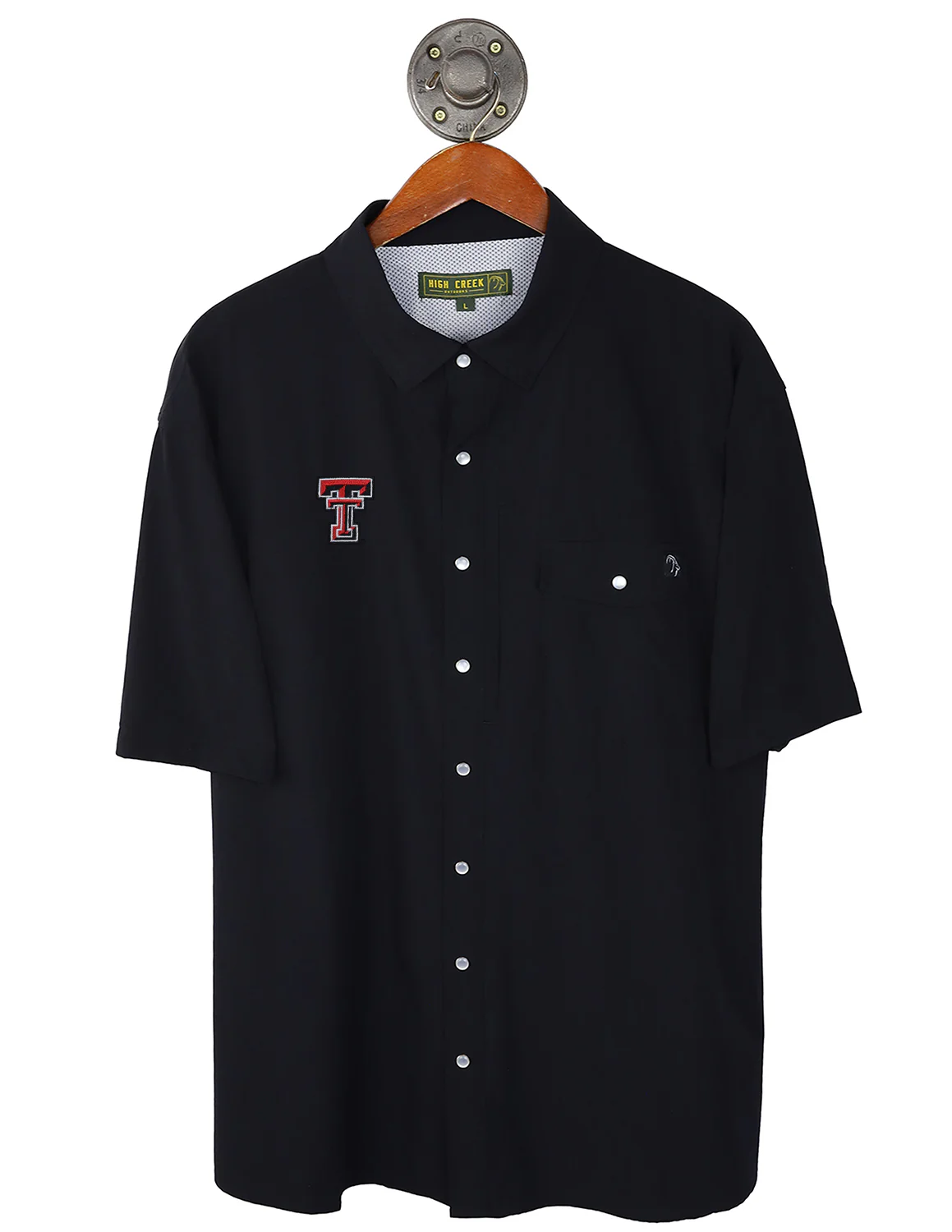 TTU G Double T 4 Mile Creek Pearl Snap Button-Up