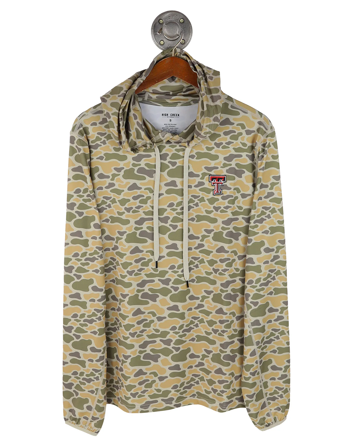 TTU G Double T Long Hollow Performance Hoodie
