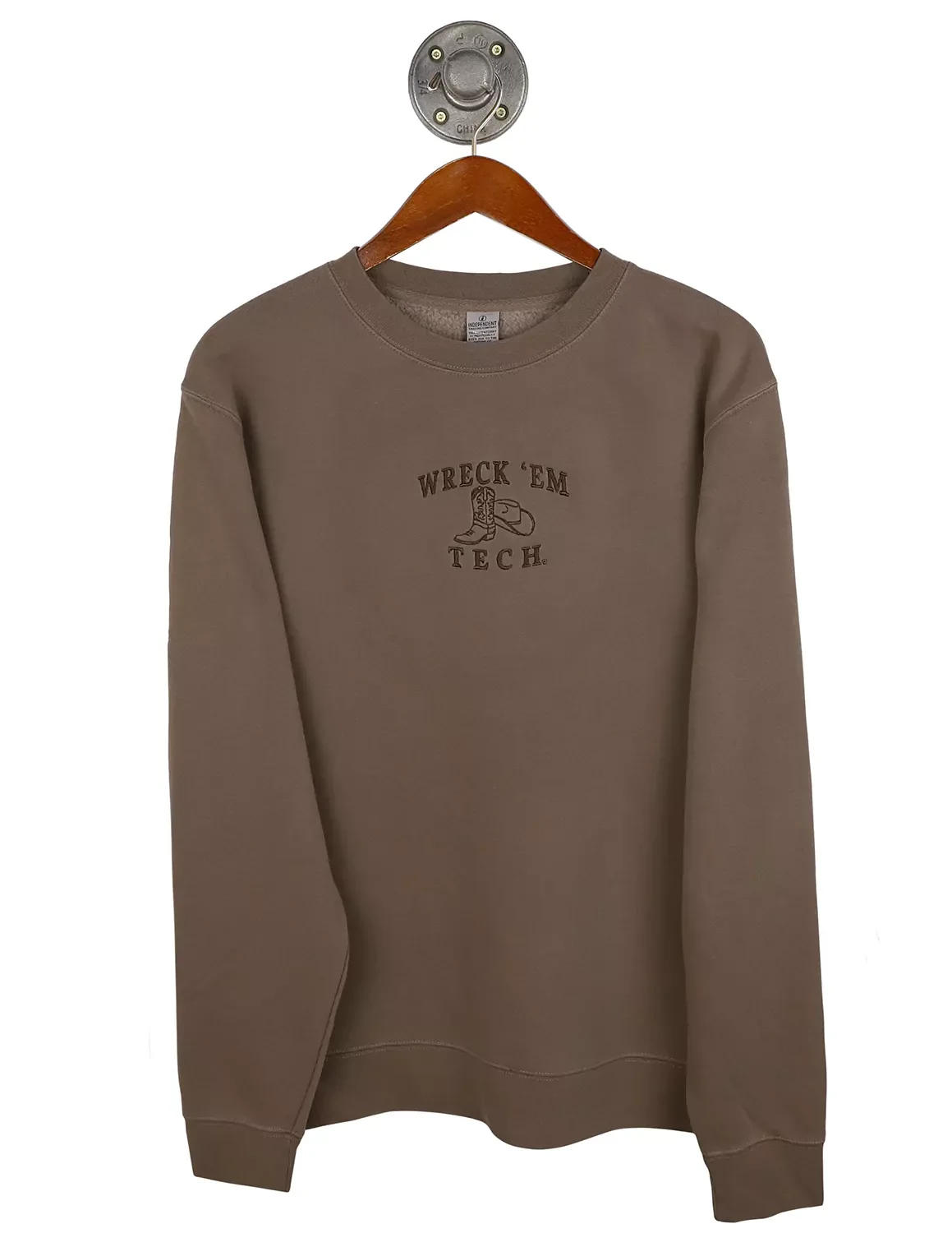 TTU G Western Motif Crewneck