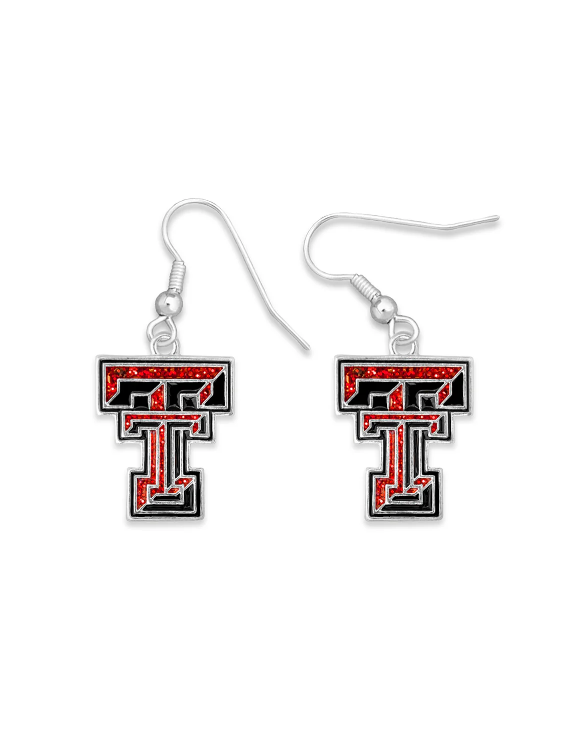 TTU Game Day Glitter Earrings