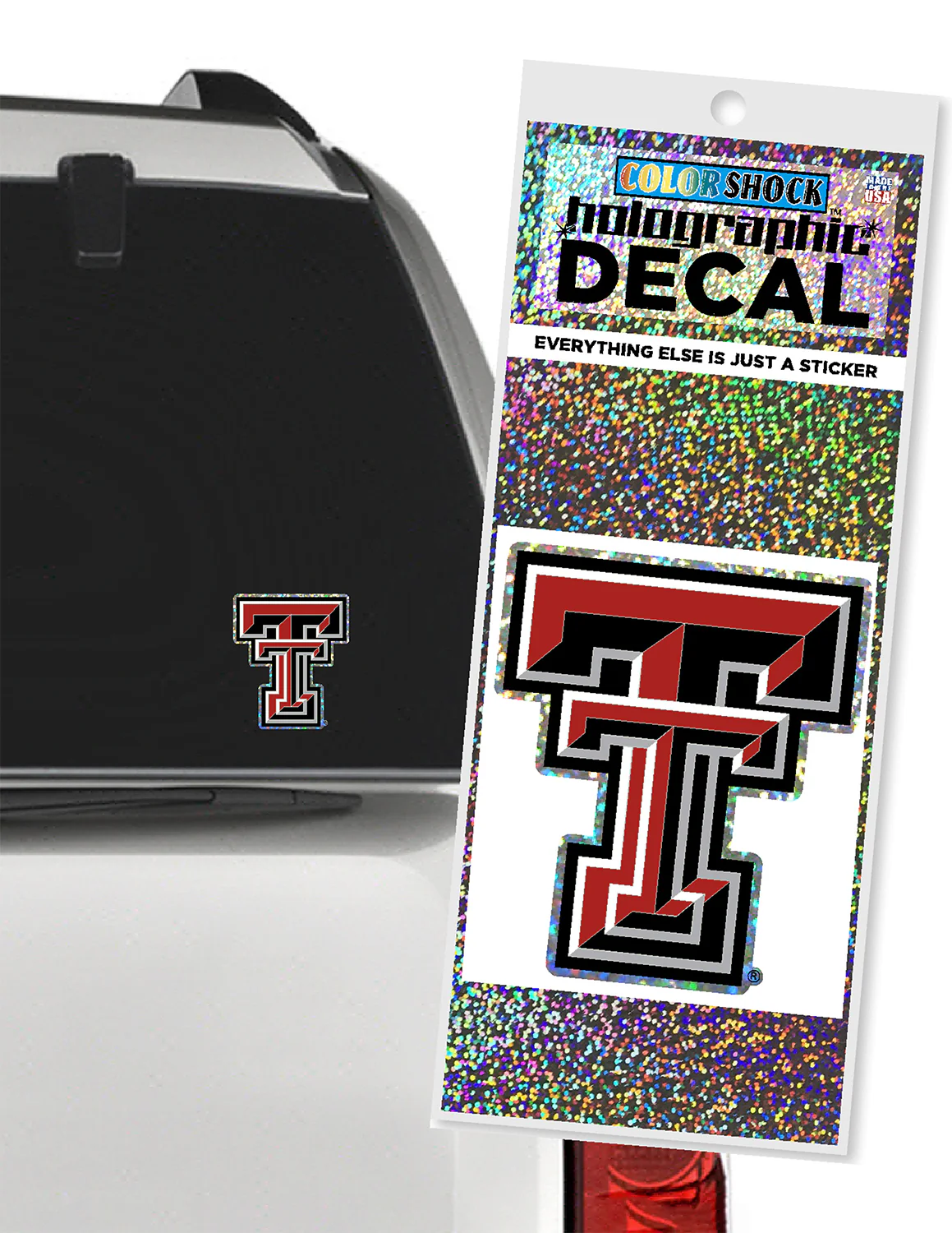 TTU Holographic Logo Decal