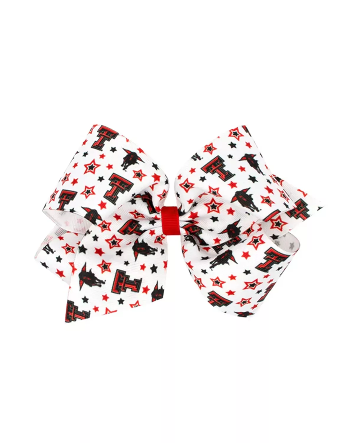 TTU King College Star Hair Bow