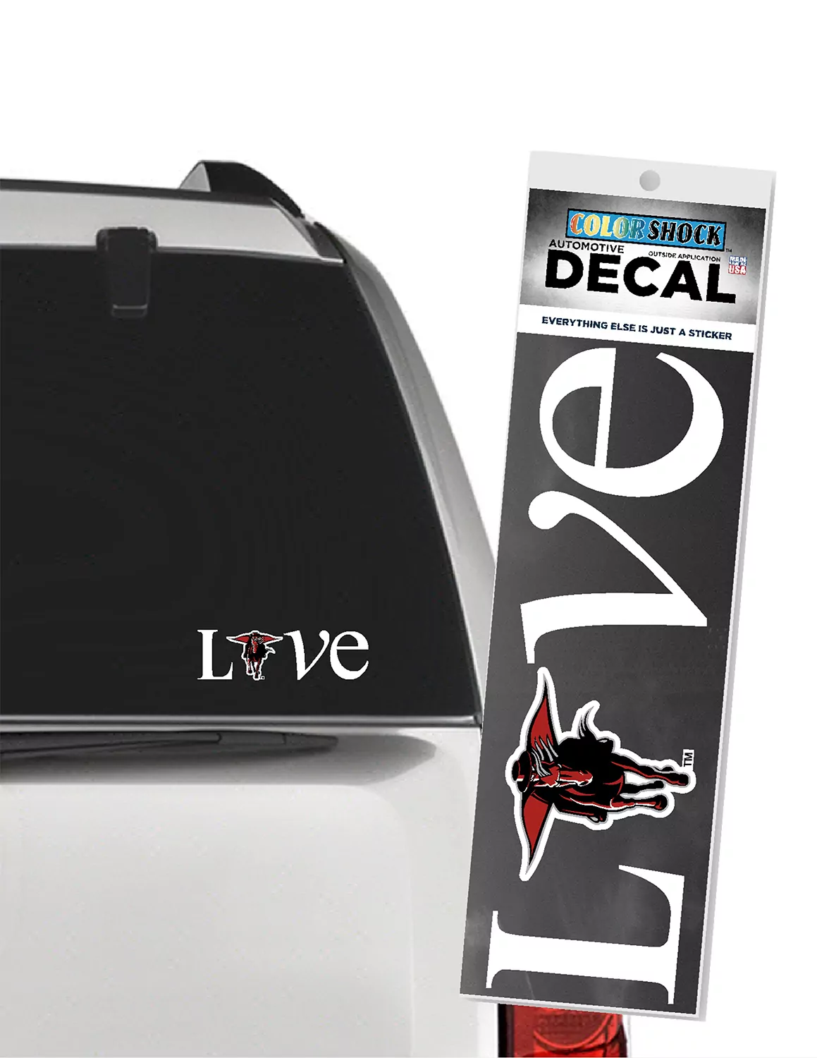 TTU Love Decal