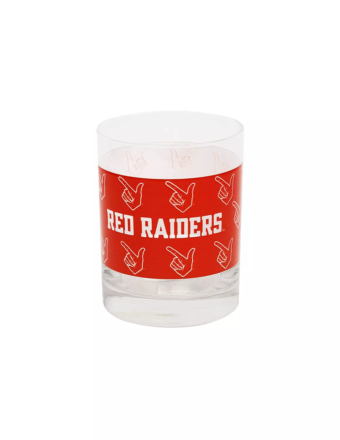 TTU Mascot 14oz. Rocks Glass