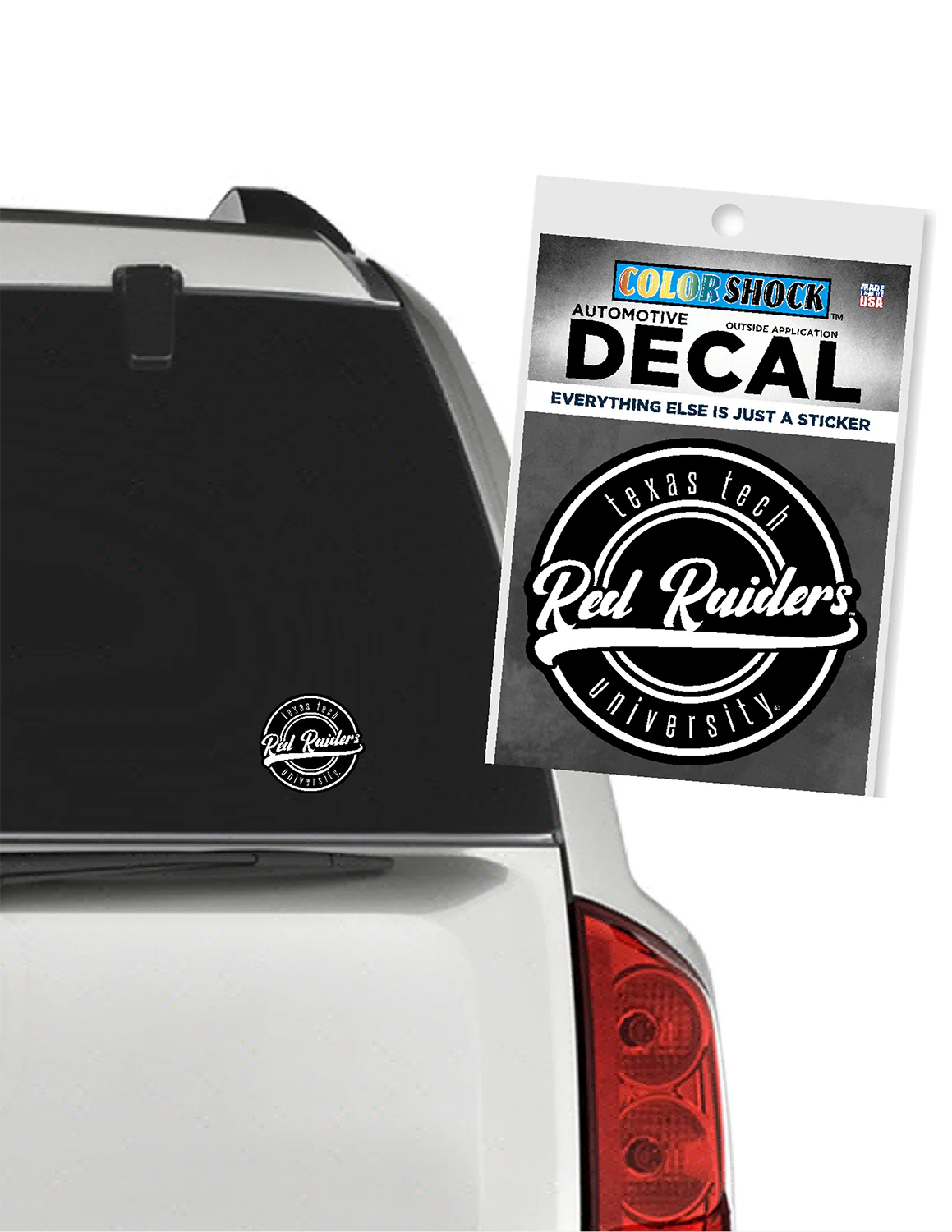 TTU Over Red Raiders Decal
