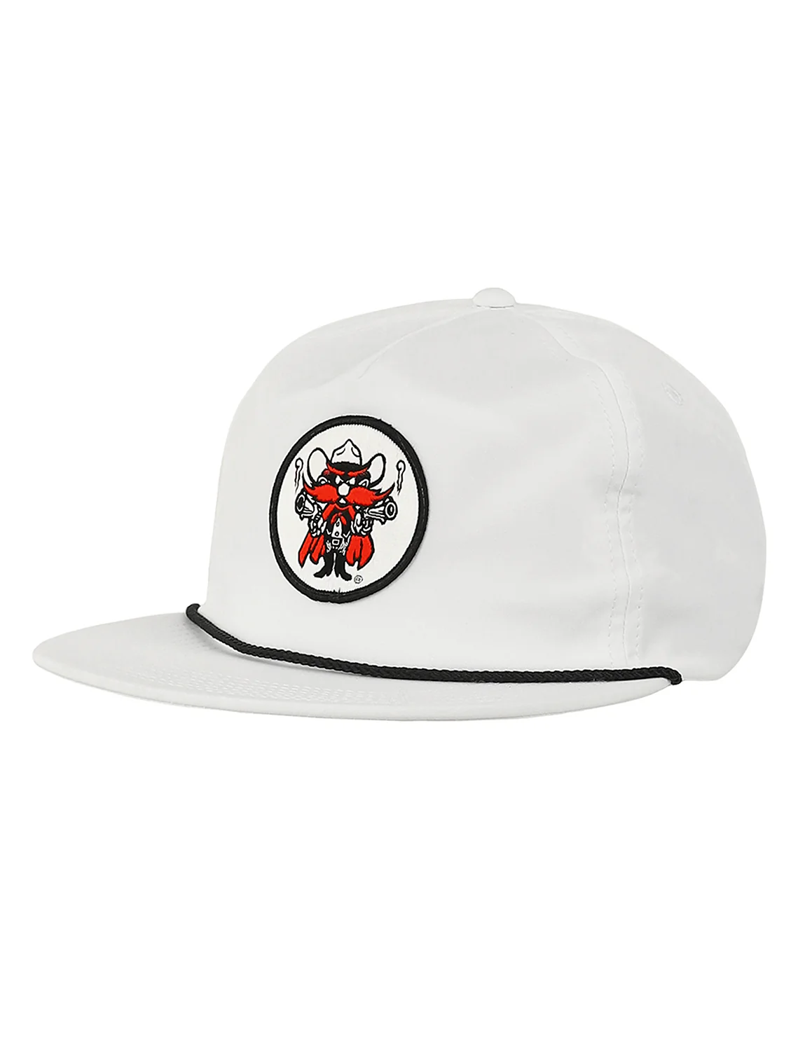 TTU P Raider Red Circle Patch Hat