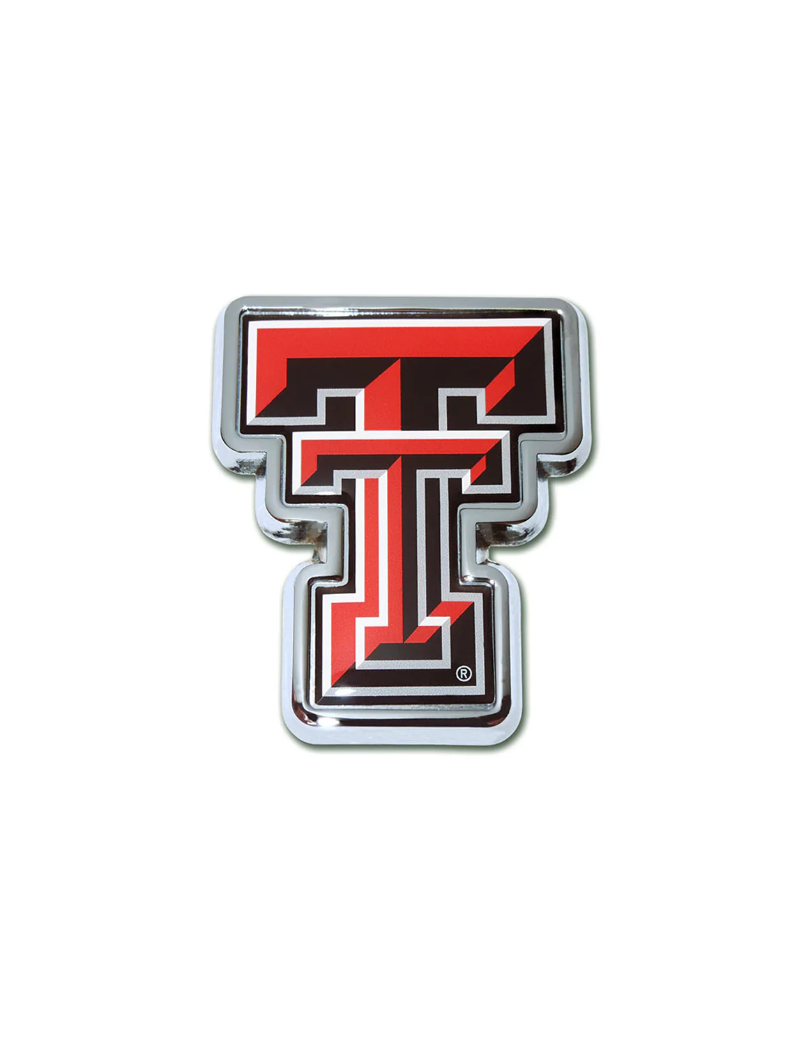 TTU Red Chrome Emblem