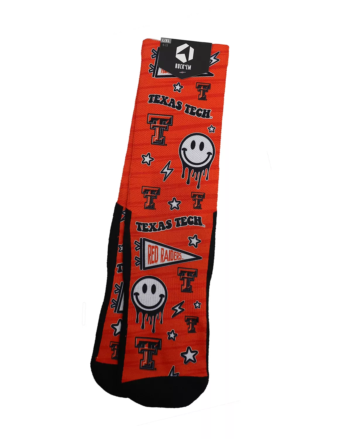 TTU Smiley Stickers Socks