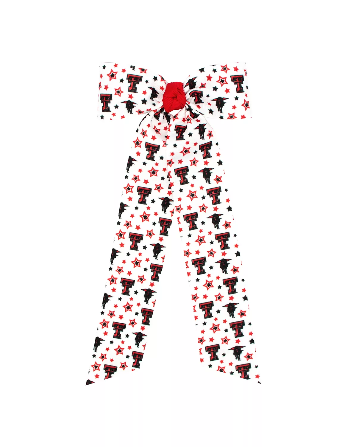 TTU Stream Tail Tie Hair Bow