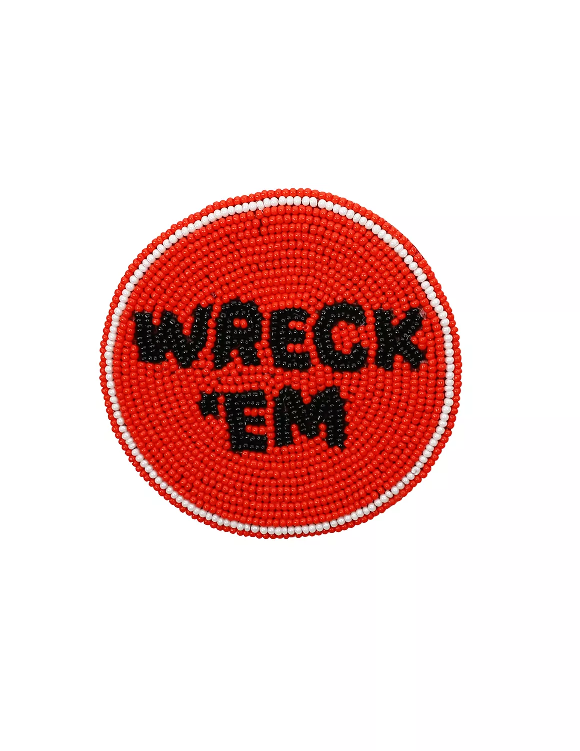 TTU Wreck 'Em Beaded Button