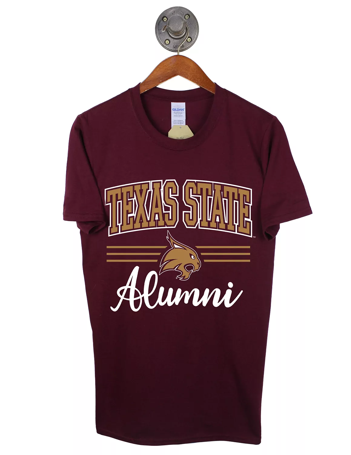 TXST ALM Alumni Scripted Short Sleeve