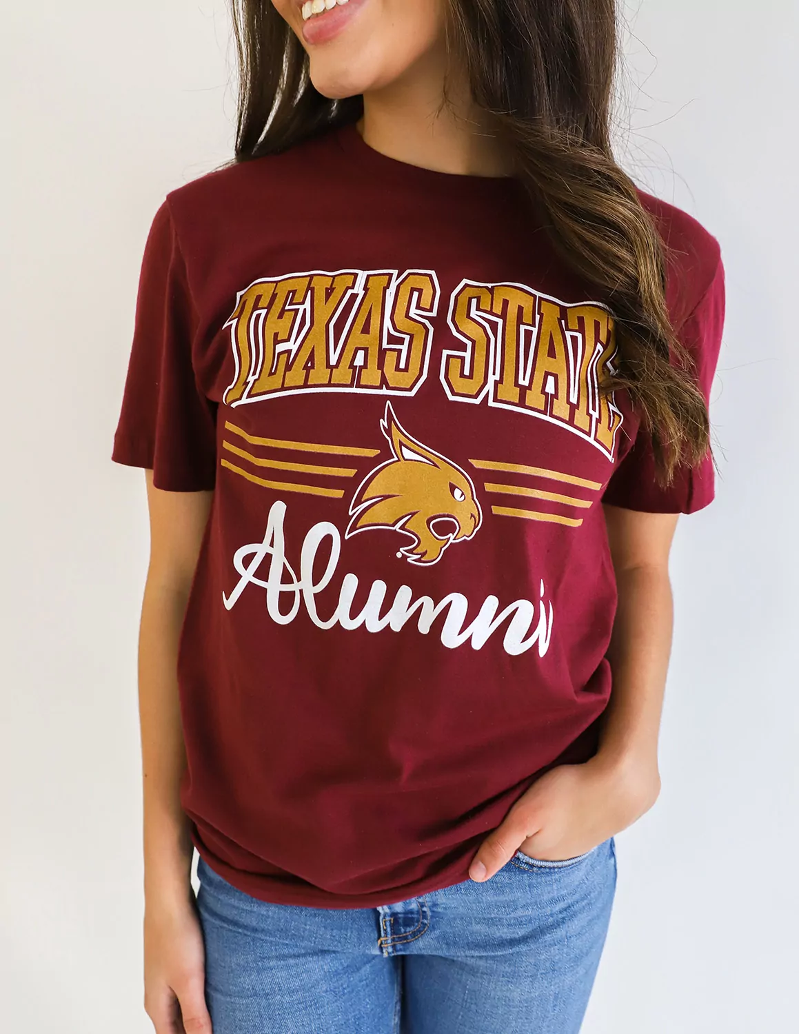 TXST ALM Alumni Scripted Short Sleeve - Image 2