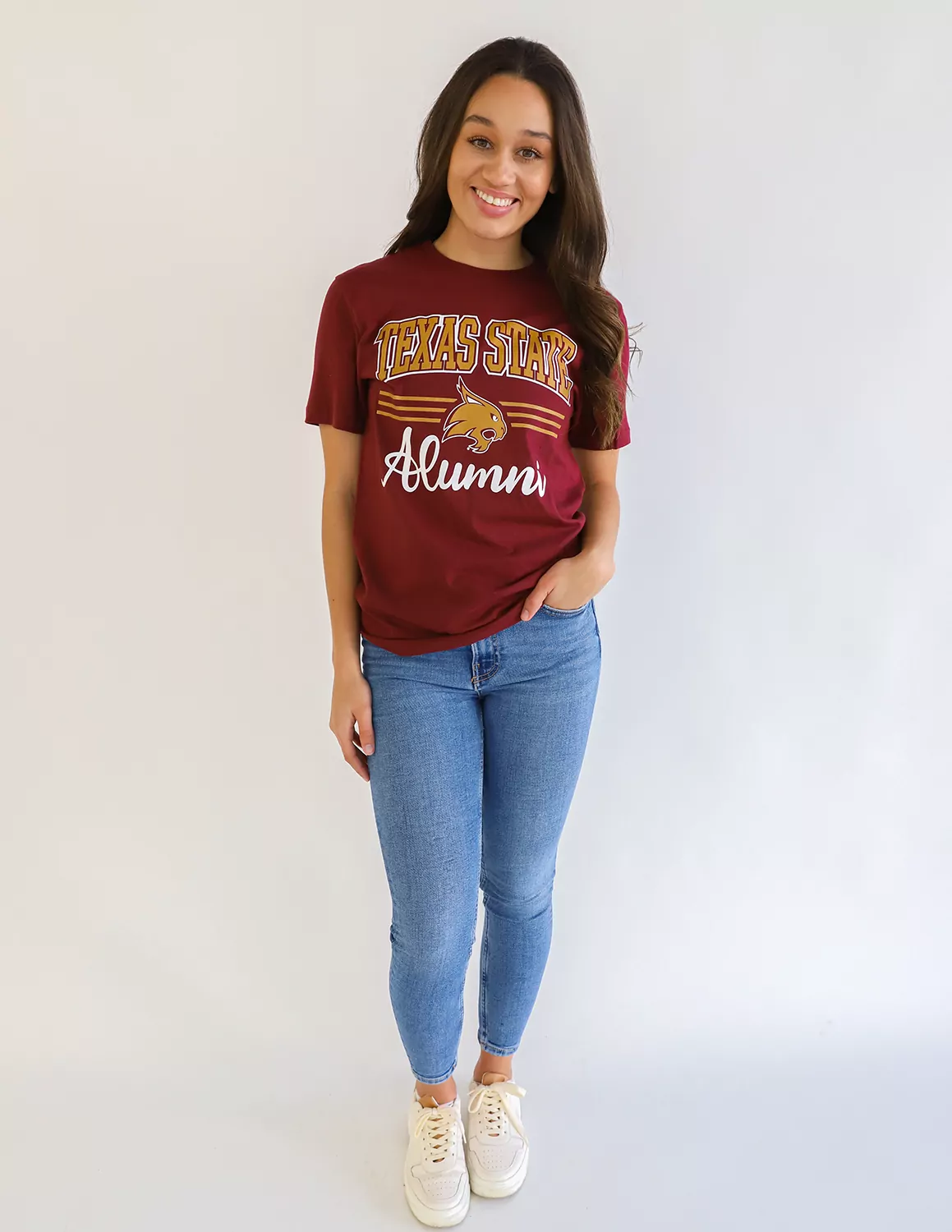 TXST ALM Alumni Scripted Short Sleeve - Image 3