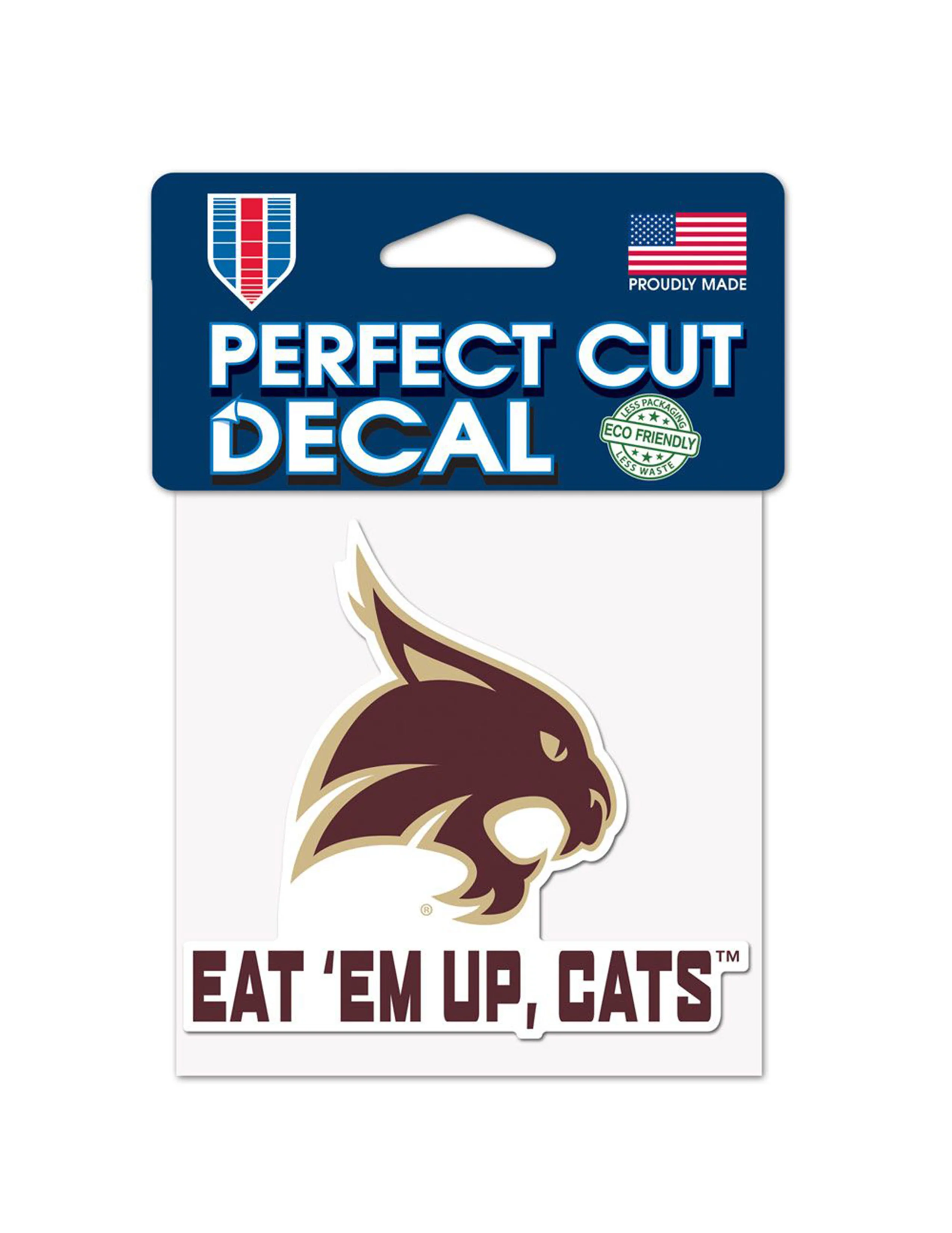 TXST Bobcats Slogan Perfect Cut Decal