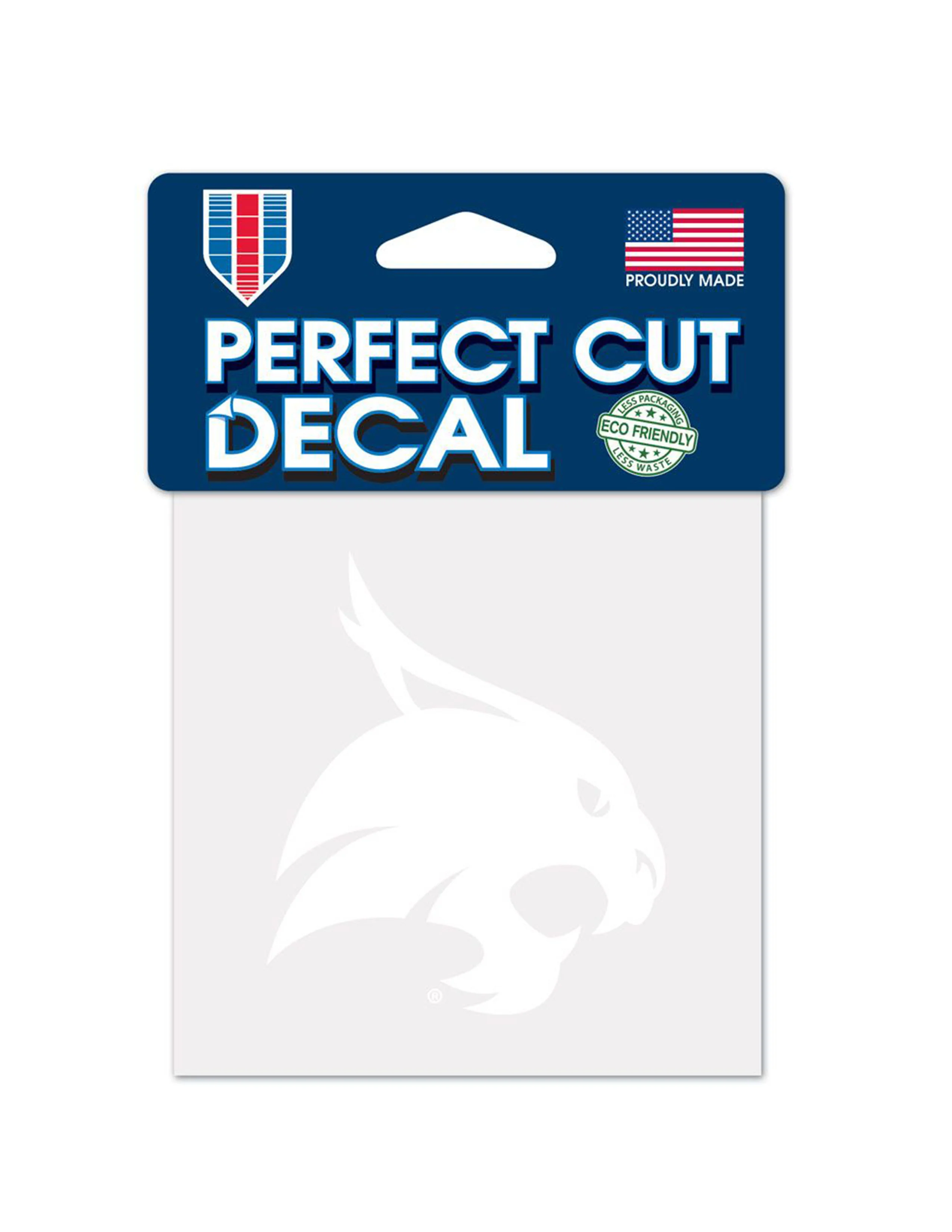 TXST Bobcats White Decal