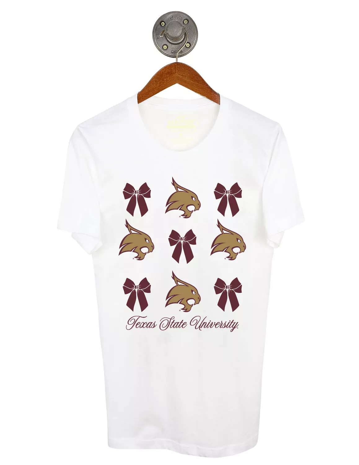 TXST Bow On Bow Short Sleeve