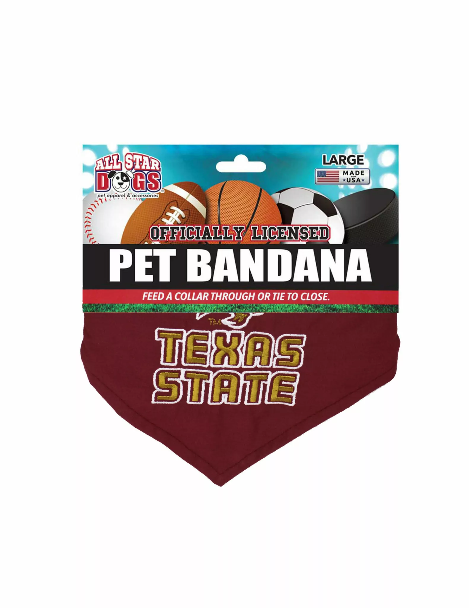 TXST Dog Bandana