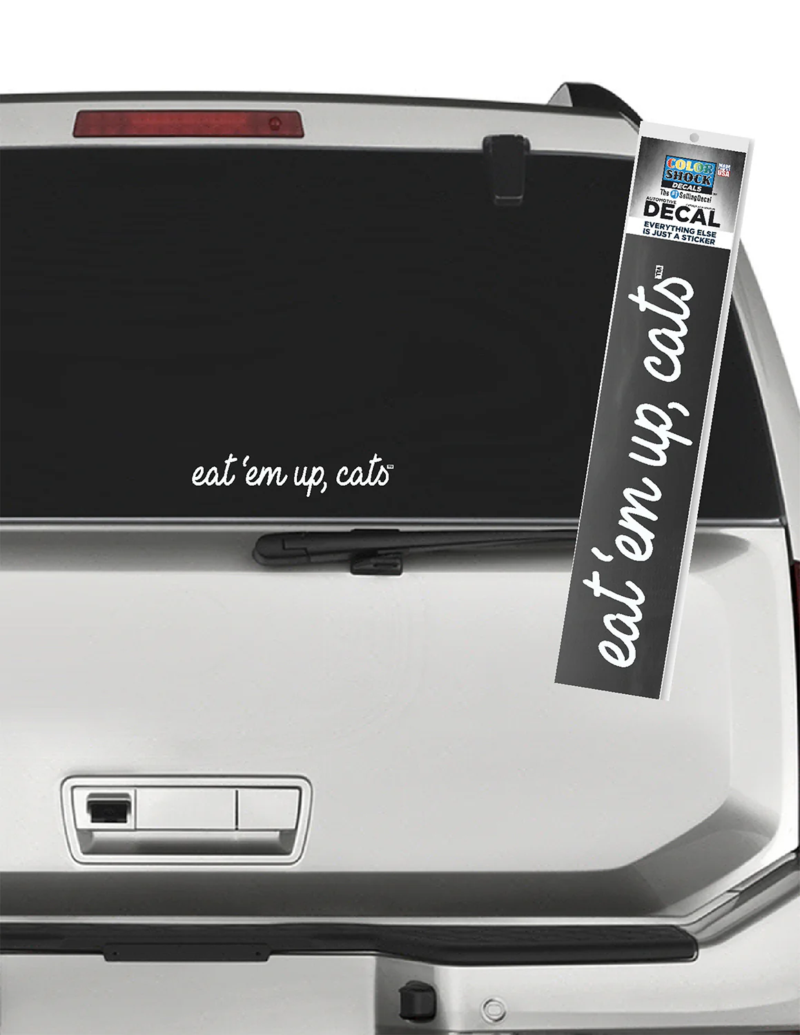TXST Eat 'Em Up Cats Car Decal