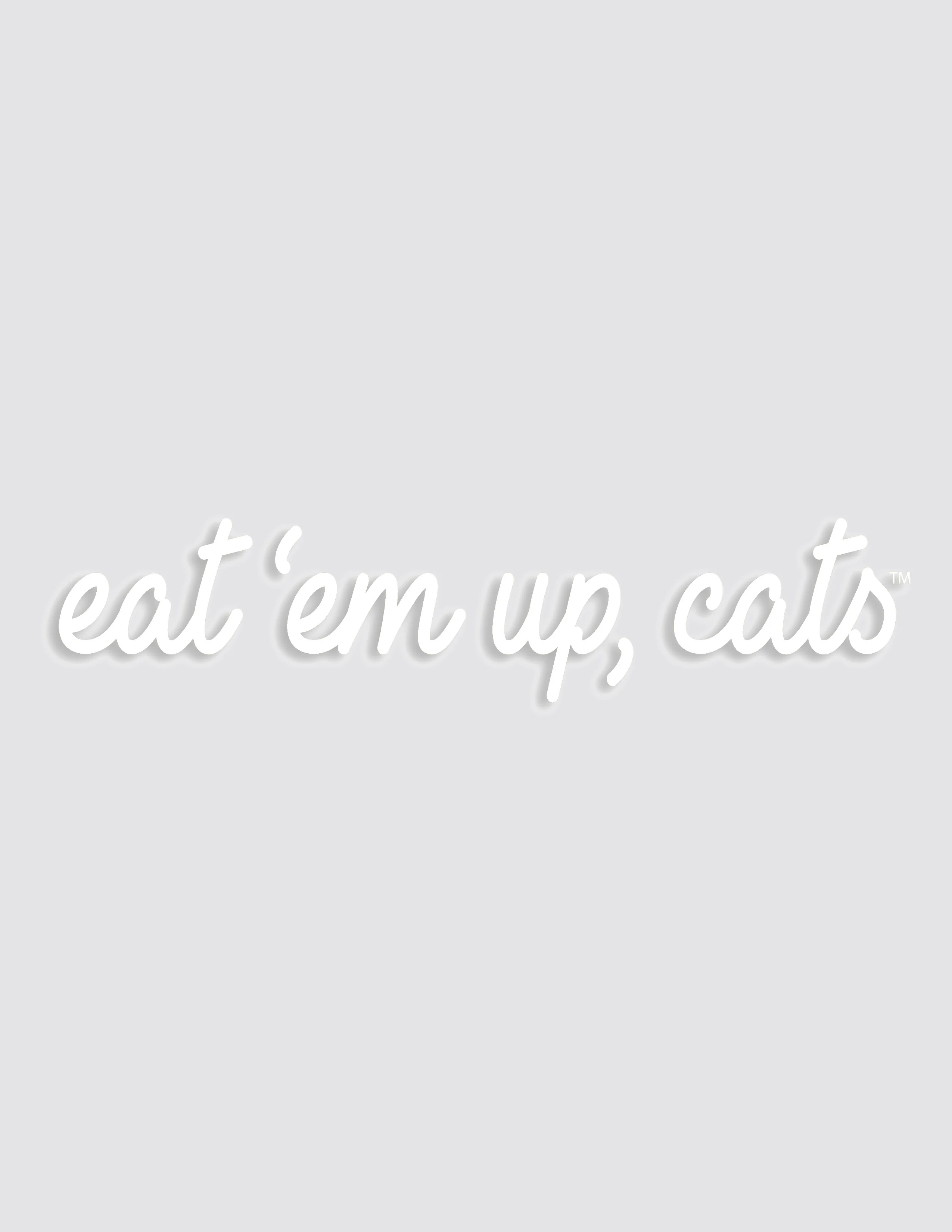 TXST Eat 'Em Up Cats Car Decal - Image 2