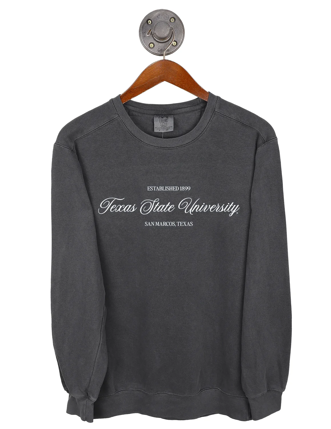TXST Elegant Script Crewneck - Image 2