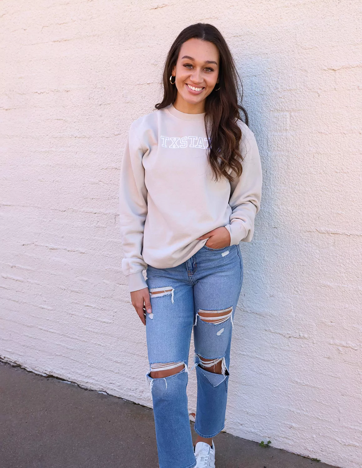 TXST G Varsity Stitch Crewneck - Image 6