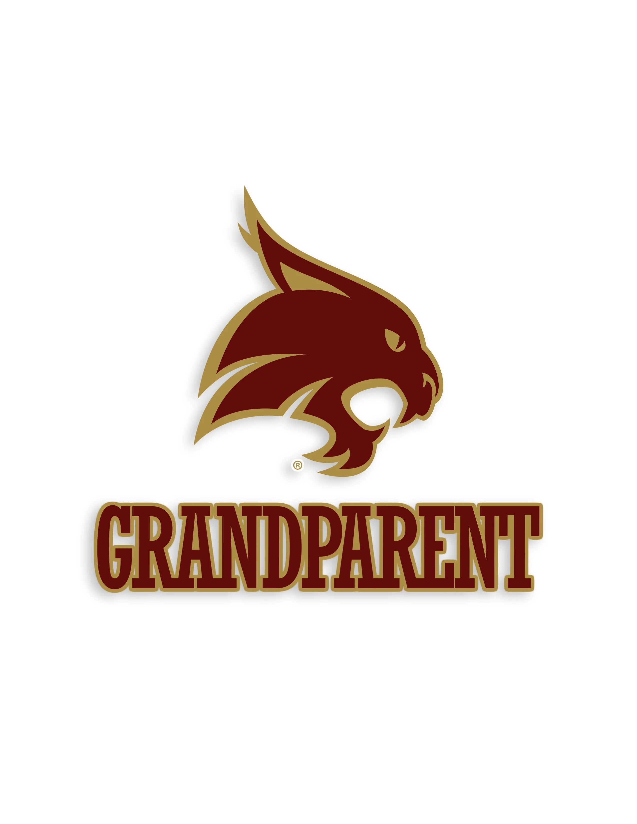 TXST Grandparent Car Decal - Image 2