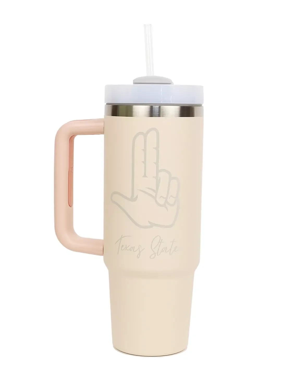 TXST Hand Sign Tumbler - Image 2