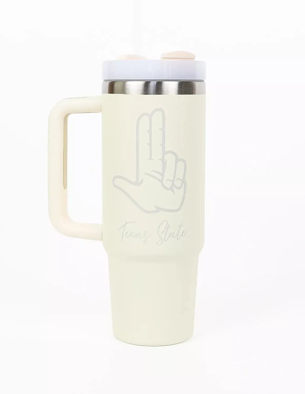TXST Hand Sign Tumbler - Image 3