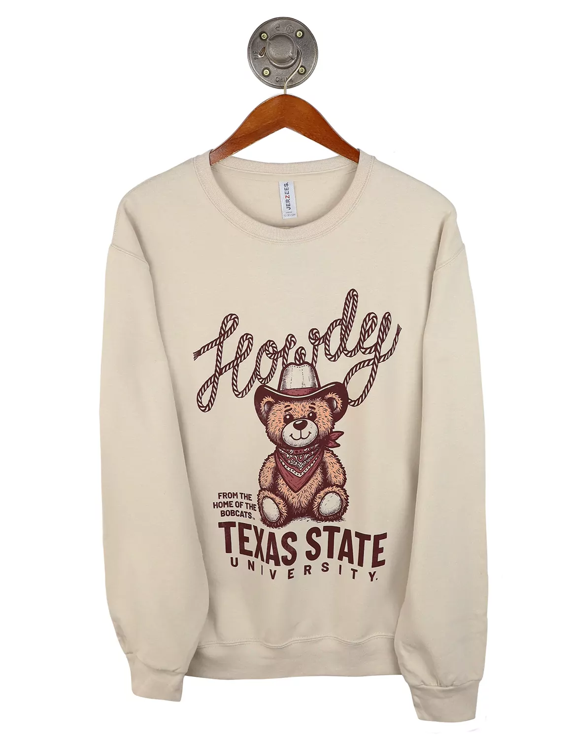 TXST Howdy Bear Crewneck