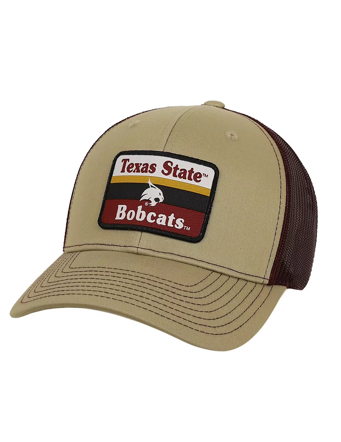 TXST P Color Block Stack Patch Hat