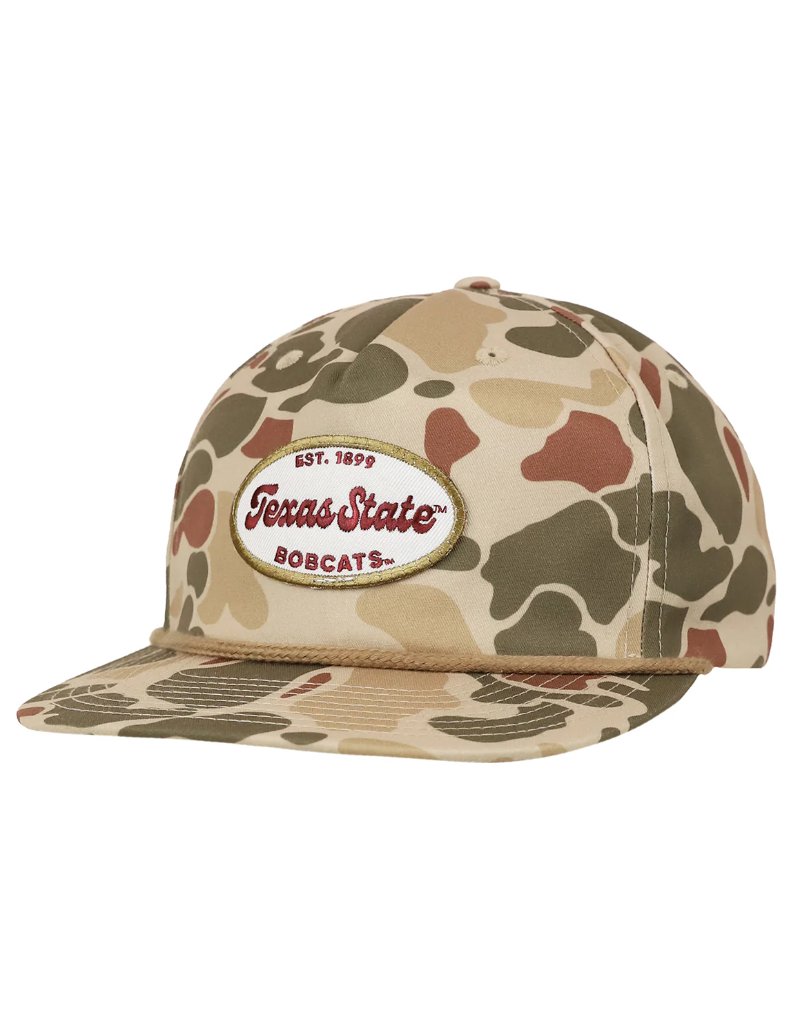 TXST P Vintage Oval Patch Hat