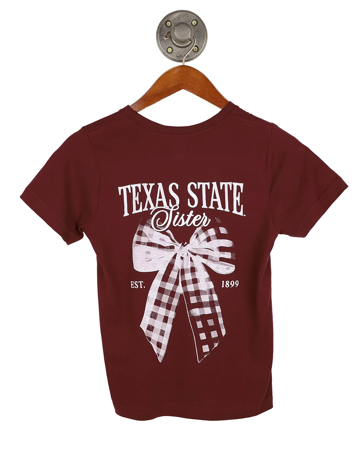 TXST Youth Sister Mono Bow Short Sleeve
