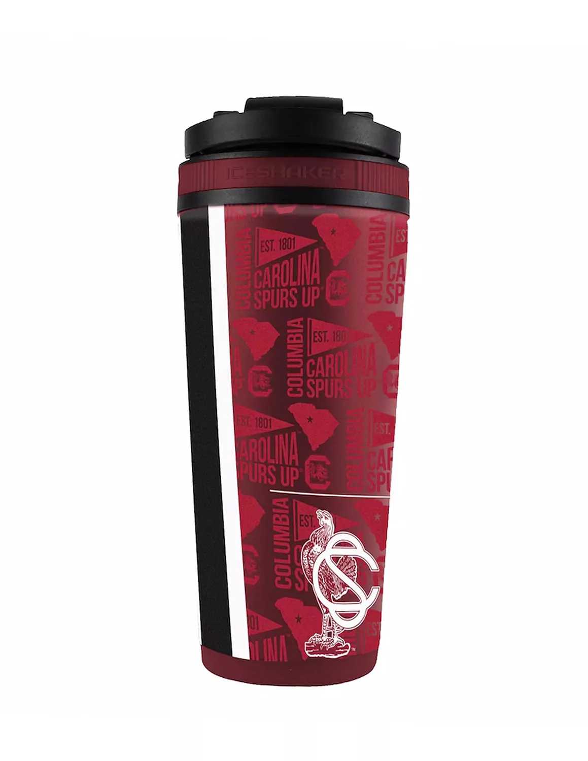 USC 26oz. Stainless Steel Ice Shaker Bottle - Image 2
