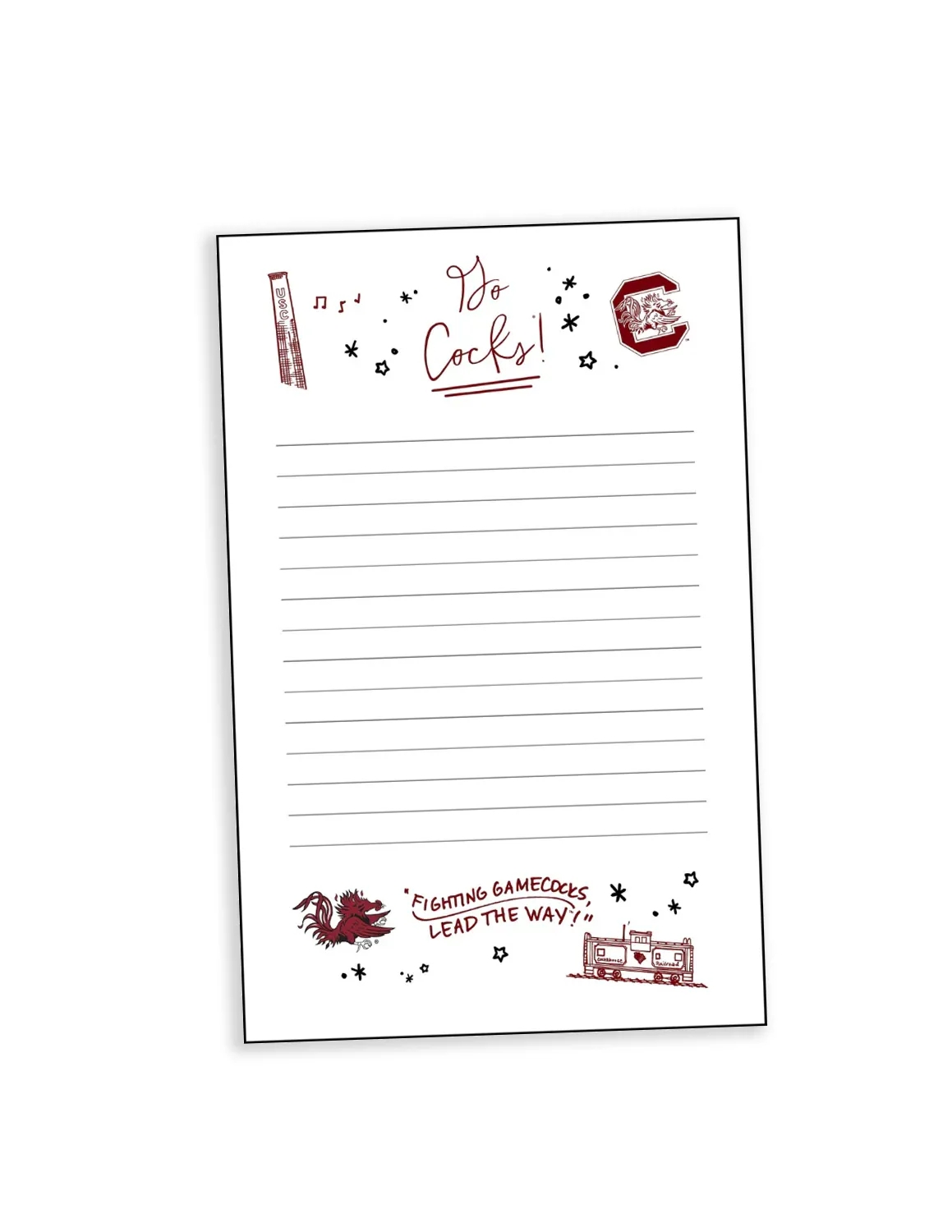 USC Confetti 5x8 Notepad