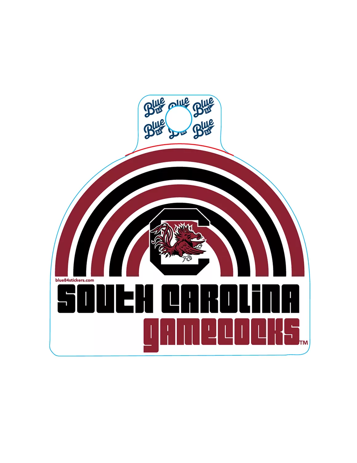 USC Retro Rainbow Sticker