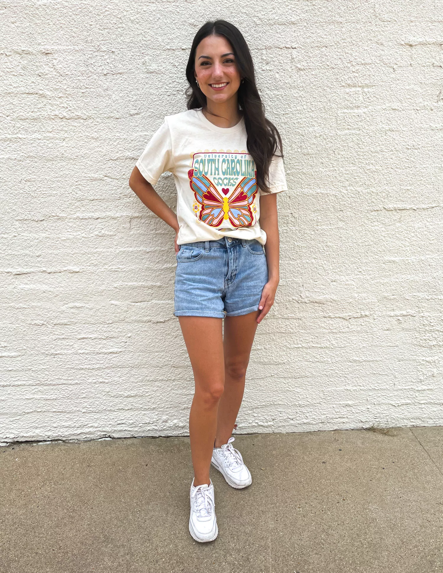 USC Stained Glass Butterfly Short Sleeve - Image 2