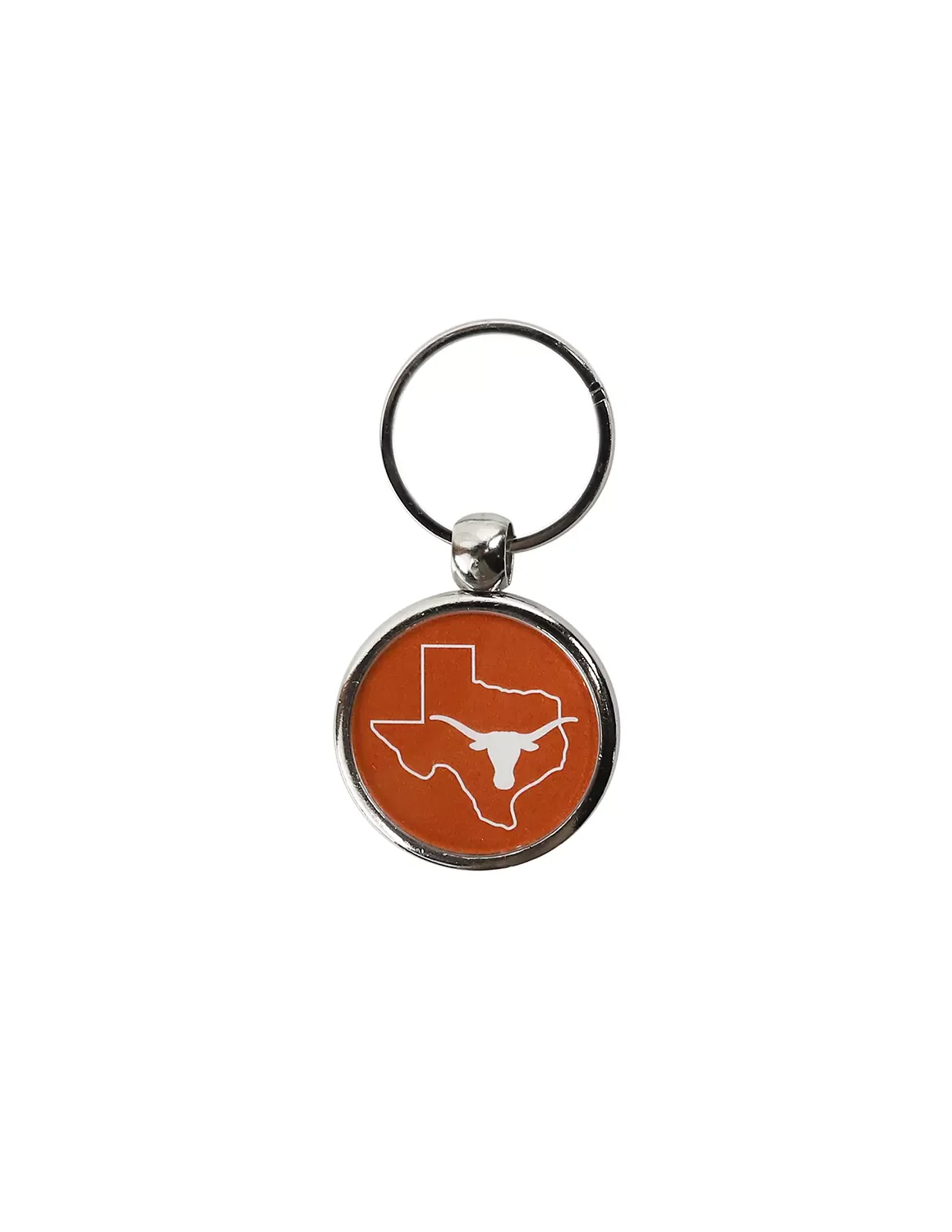UT Metal Basketball Keychain
