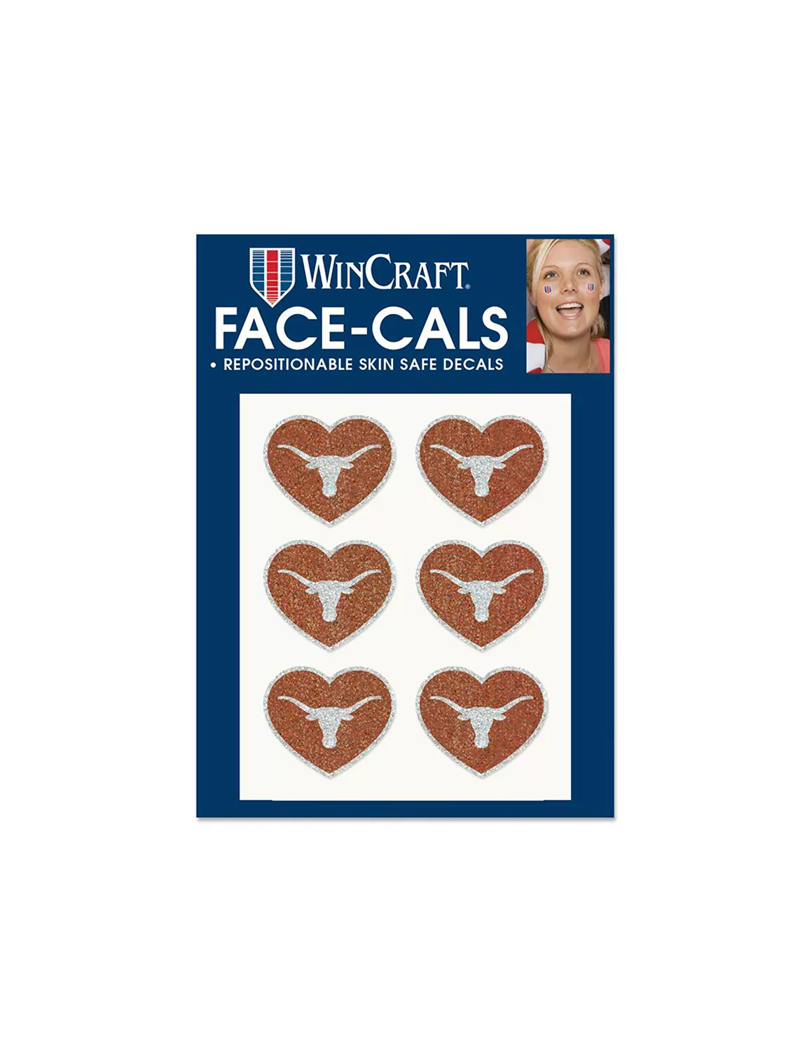 UT Peel & Stick Glitter Face Tattoos