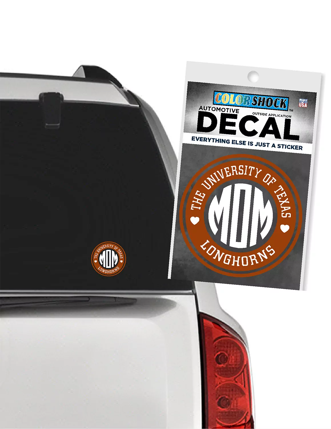 UT Seal Over Mom