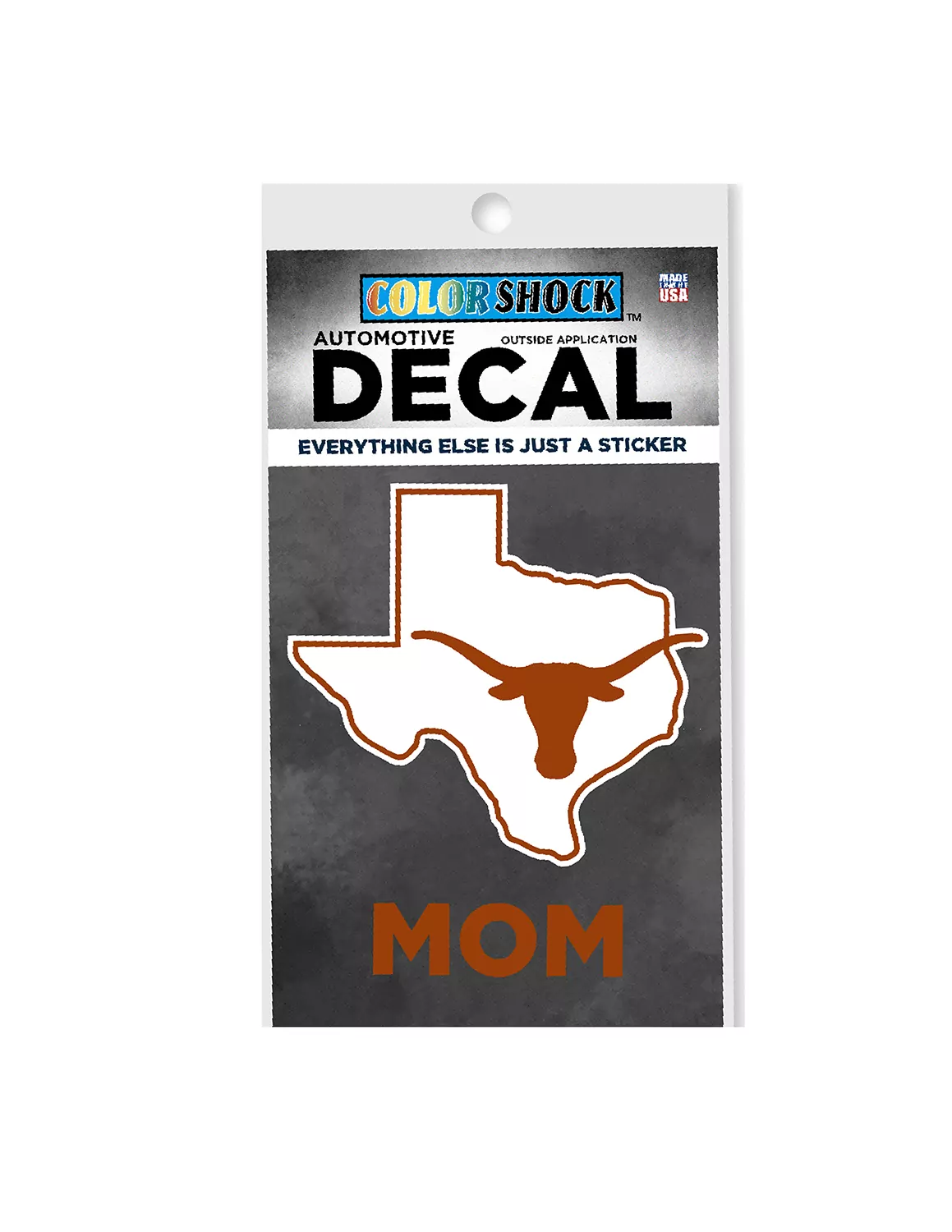 UT Stacked Over Mom Decal - Image 2