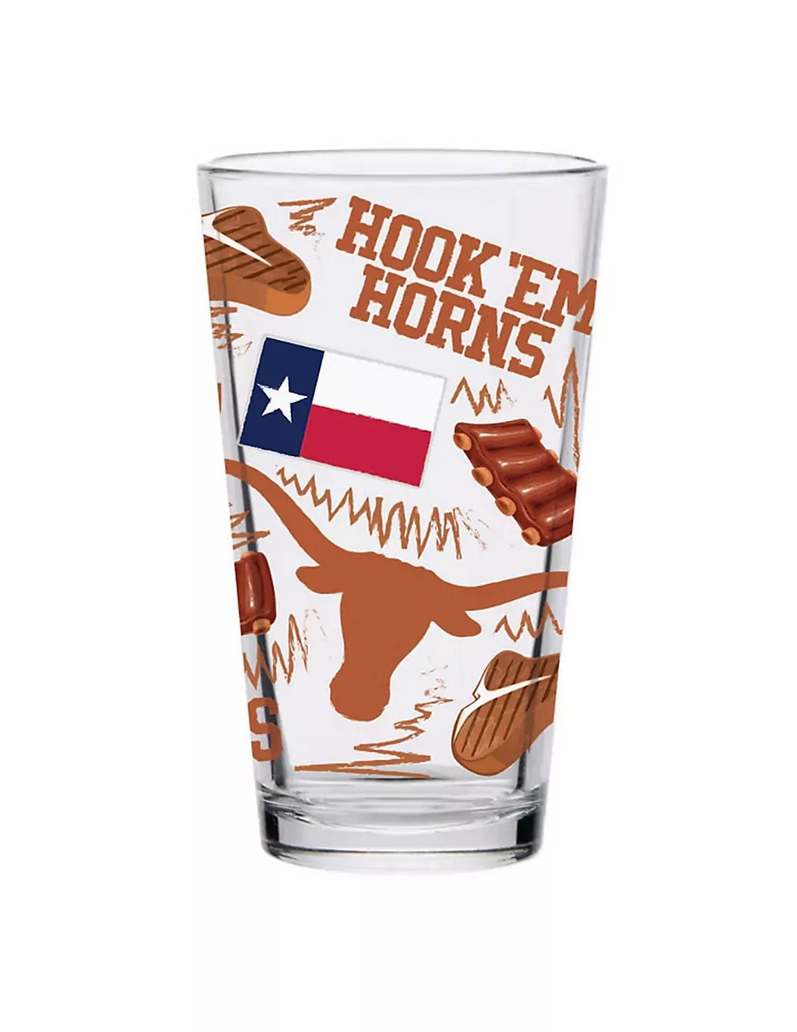 UT Texas Longhorns 16oz. Local Pint Glass