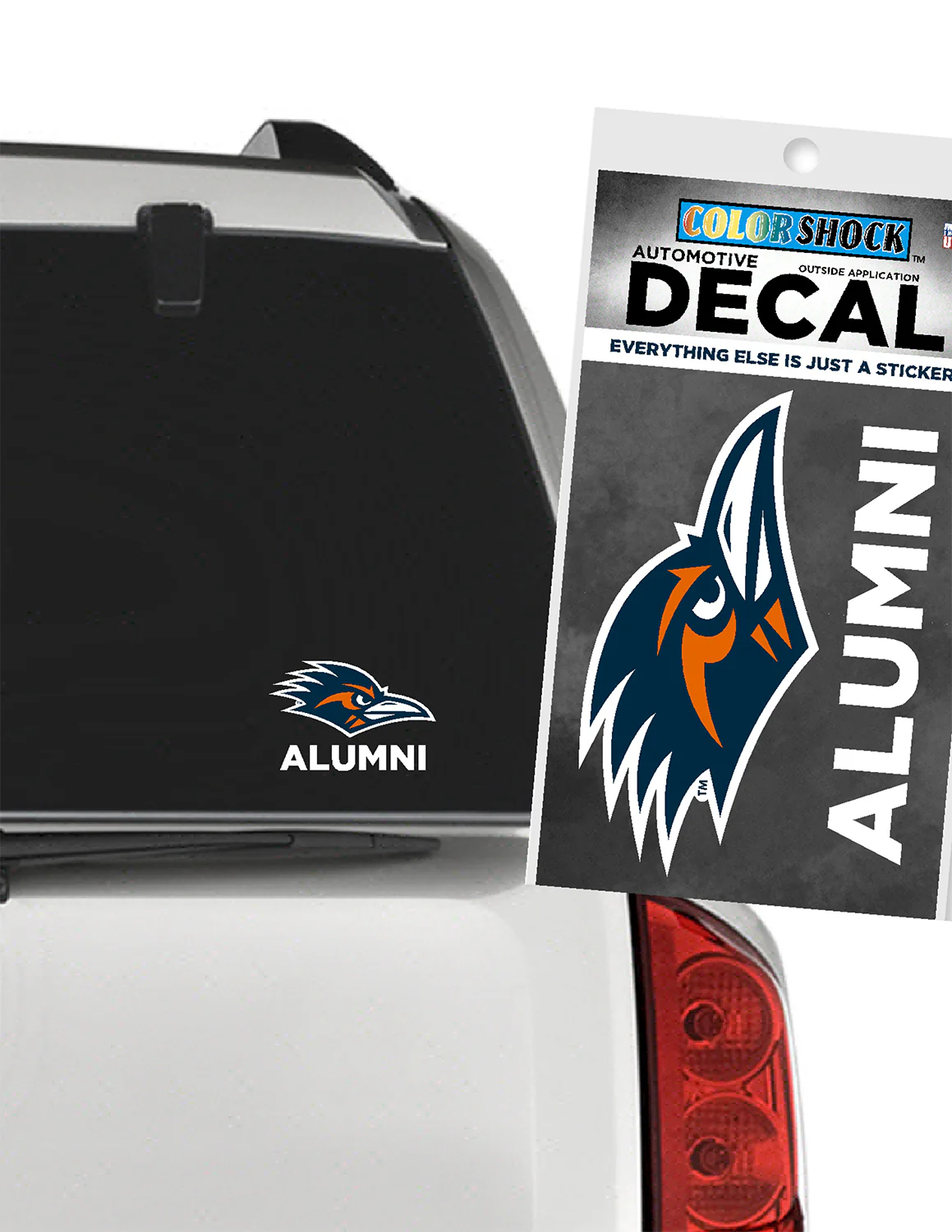 UTSA Alumni Under Mascot Car Decal