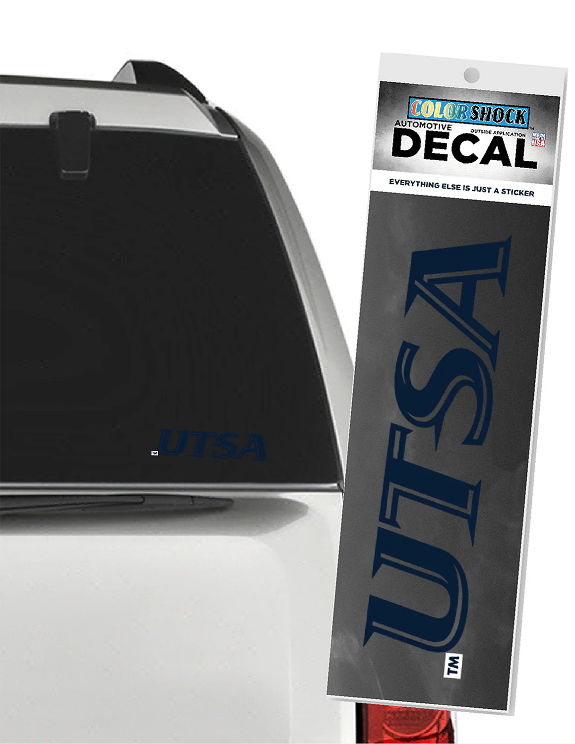 UTSA Basic Navy Car Decal
