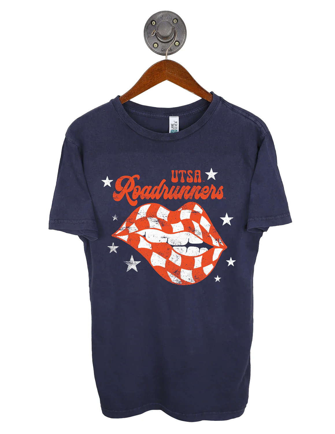 UTSA Checkered Lips Short Sleeve