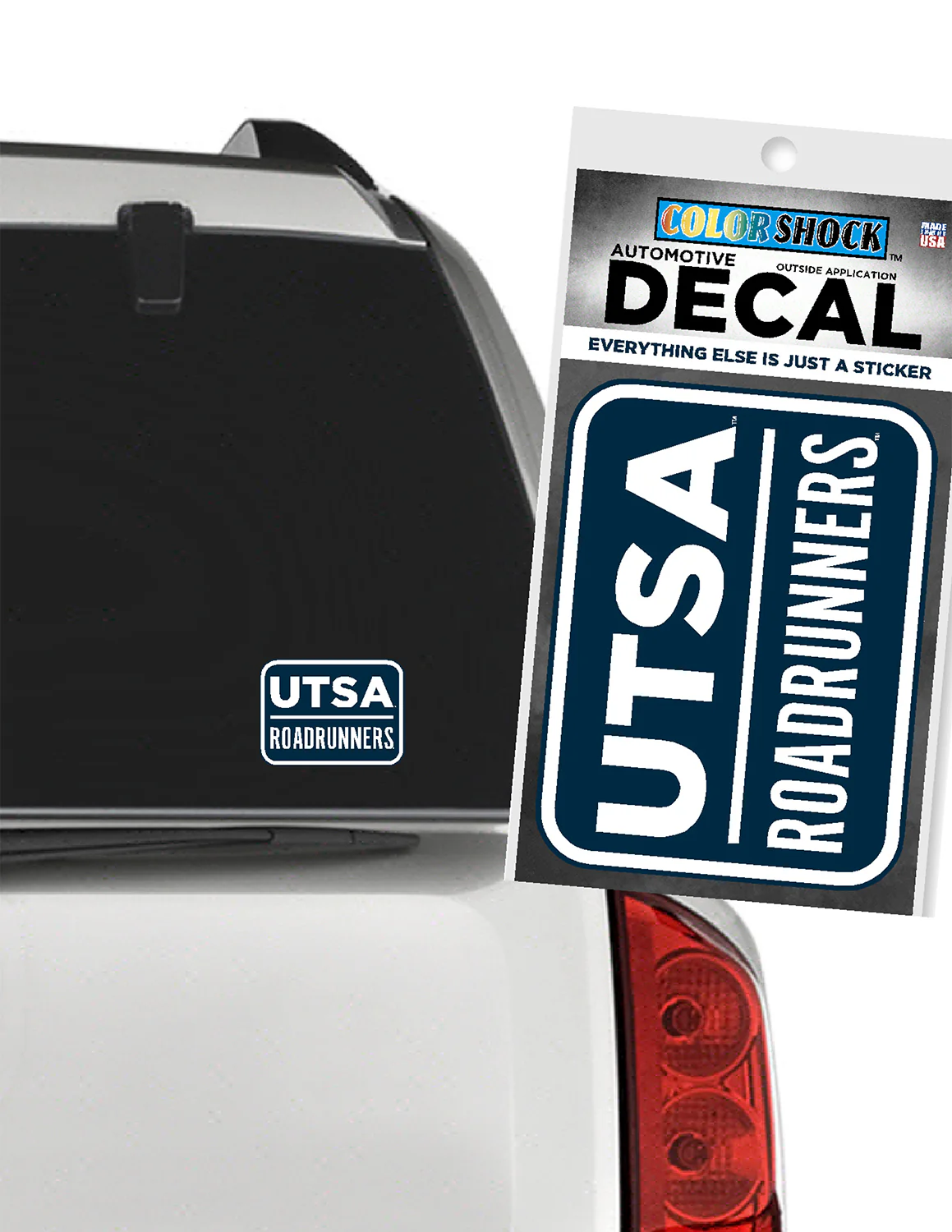 UTSA Over Roadrunners Car Decal