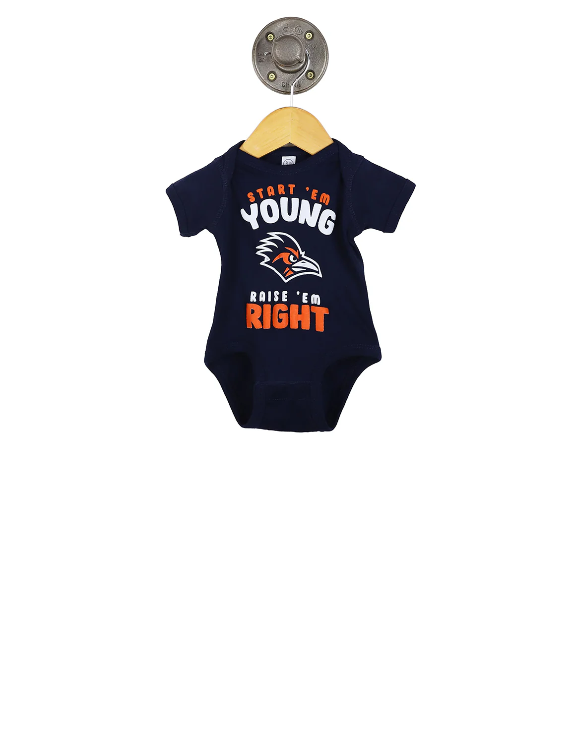 UTSA Youth Raise 'Em Right Short Sleeve Onesie